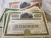 Lot of (50) Old Stock Certificates - Great ARTWORK