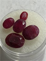 10 tcw. Natural  Red Ruby Gemstone Lot