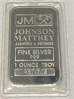 1 oz. JM Collectible RARE Silver Bar