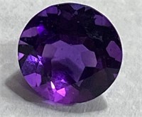 2.5 ct. Natural Round Cut Heavy Saturated Amethyst