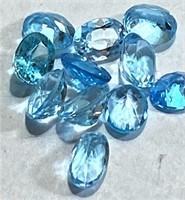 19 tcw, Natural Blue Topaz Gemstone Parcel