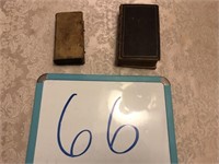 (2) Small Vintage Bibles