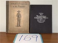A.B. Frost Drawings Book & Beardslee Chandelier Mf