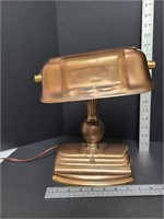 Art Deco Style Copper/Brass Desk Lamp