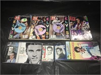 Lot Of Elvis TV Guides and Playing Cards & More