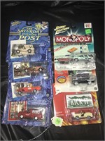 Lot Of Seven Johnny Lighting Collectable Cars