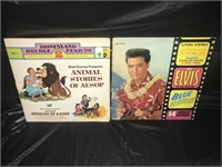 Lot Of Two Elvis And Disney Records