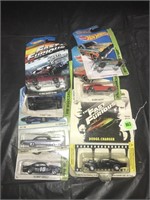Lot Of Seven Hot Wheels And Revell Cars