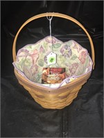 Longaberger Basket 2000 With Liners & Card