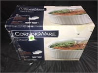 Corning Ware French White 5pc Baking Set
