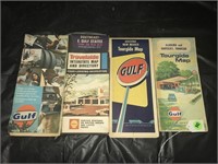 Vintage Gulf/ Shell Advertising Maps