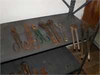 Tools: Tin Snips, Crescent Wrenches, Cutters