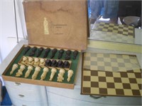 Chess Set, Vintage