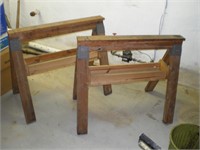 Sawhorses with Shelves