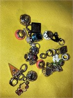 J - Bag of Silver Charms 25pc