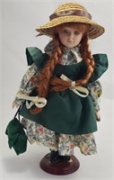 12" ANNE OF GREEN GABLES DOLL & STAND