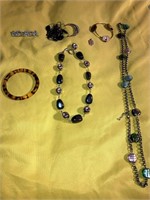 J - Assorted Jewelry 8 pc