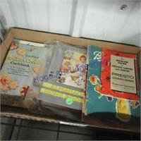 Old recipe booklets, manuals