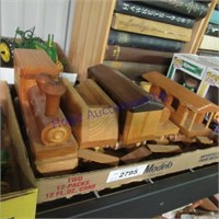 Large, small wood trains