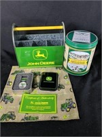 John Deere Money Clip, Condiment Tray & Tin