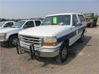 (DMV) 1992 Ford Bronco XLT SUV
