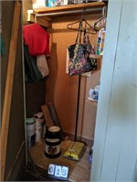 CONTENTS OF HALL CLOSET - LOADED