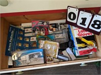 DRAWER LOT - LOADED WITH LOCKS, ETC.