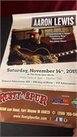 Aaron Lewis Advertising Poster-Approximately