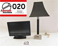 Sylvania LCD TV, Desk Top Lamp