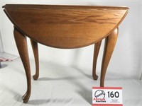 Wooden drop leaf side table
