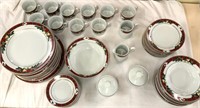 Lot of Christmas Dishes Set