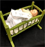 Baby Doll and Cradle
