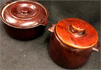 Westbend USA  Stoneware Bean Pots