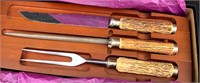 Nice Carving Set Robeson Germany Stainless