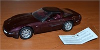 Franklin Mint 1993 Corvette Convertible Diecast