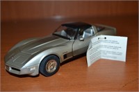 Franklin Mint 1982 Corvette T Top Diecast