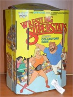 Vintage 1980s WWF Wrestling Figures In Carry Case