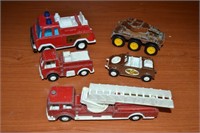 5pcs Vintage Tootsie Toy Diecast Vehicles