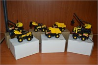 8pcs NIB Tonka Miniature Construction Vehicles