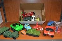 Lot Various Vintage Vehicles, Toys & More