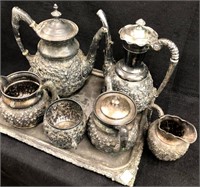 Coffee/Tea Service Set Reed & Barton Silver Plate