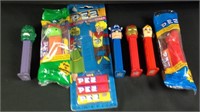 Lot Of 7 Superhero Pez Dispensers