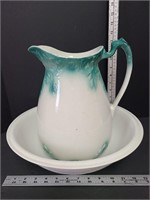 Large Pitcher and Wash Bowl Alfred Meakin England