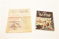 Journal souvenir Maurice Richard + 1 Tintin