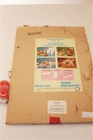 4 affiches produits laitiers, 1973, recto-verso