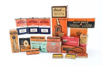Vintage DuPont Powder Tins and Equipment Boxes