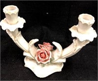Porcelain Candelabra Roses