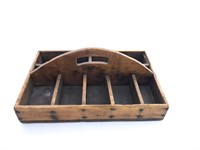 Antique wooden toolbox