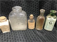 Assortment of Vintage Bottles