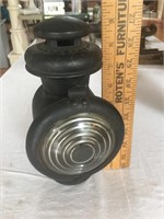 Vintage Cast Iron Lantern w/ Glass Lens - A